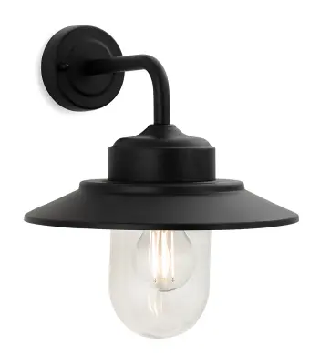 Naples Outdoor Wall Light finished in Black IP44
